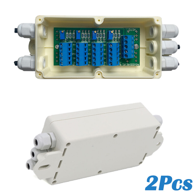 2Pcs Waterproof engineering plastics Load Cell Summing Junction Boxes170*65*33MM