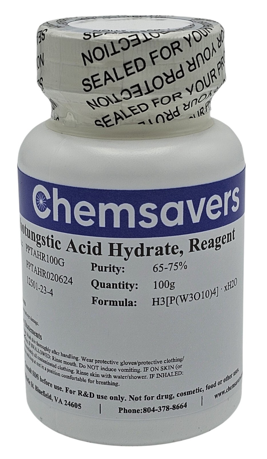 Phosphotungstic Acid Hydrate, Reagent, 100g