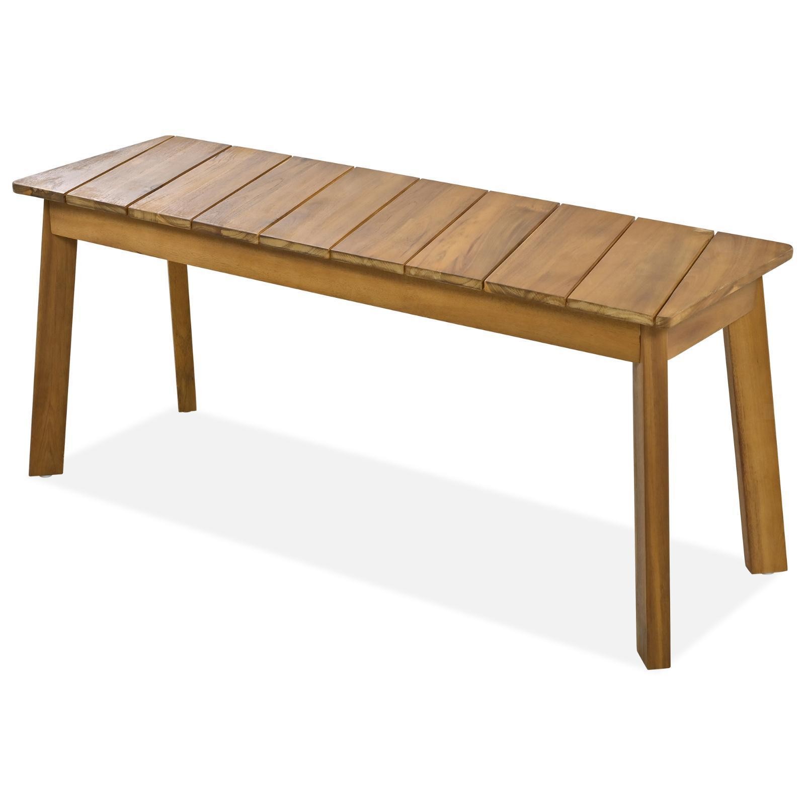 Versatile Acacia Wood Dining Set: Easy Assembly & Unique Design for