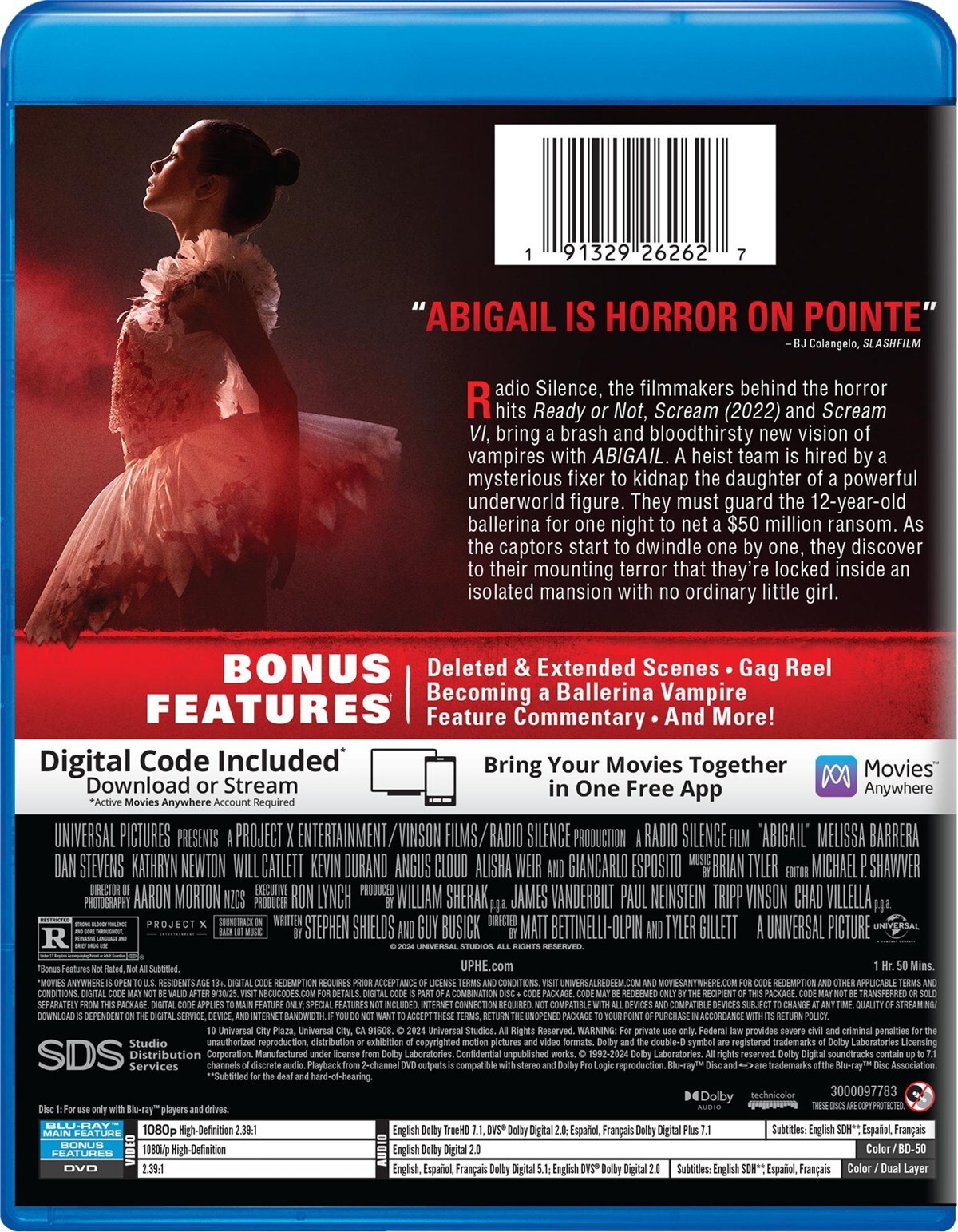 Abigail Blu-ray NEW