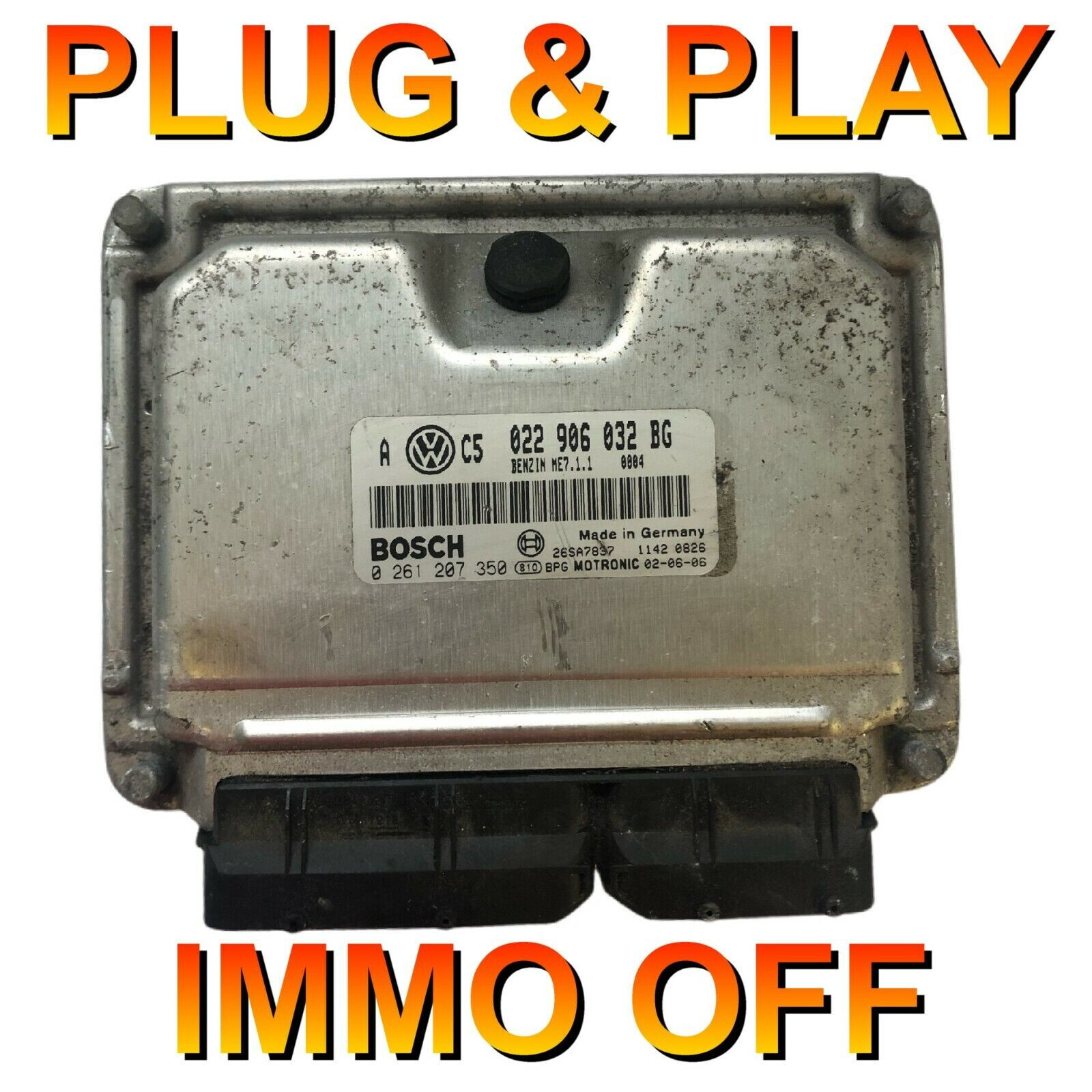 Immobilizer Delete IMMO OFF Programming SERVICE For VW AUDI Volkswagen ME7.X