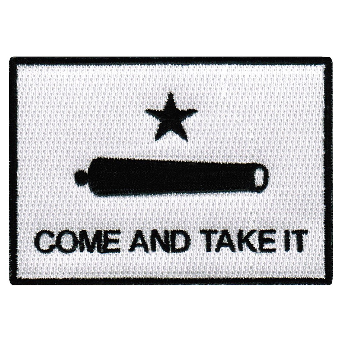 COME AND TAKE IT FLAG PATCH TEXAS REVOLUTION embroidered iron-on GONZALES CANNON