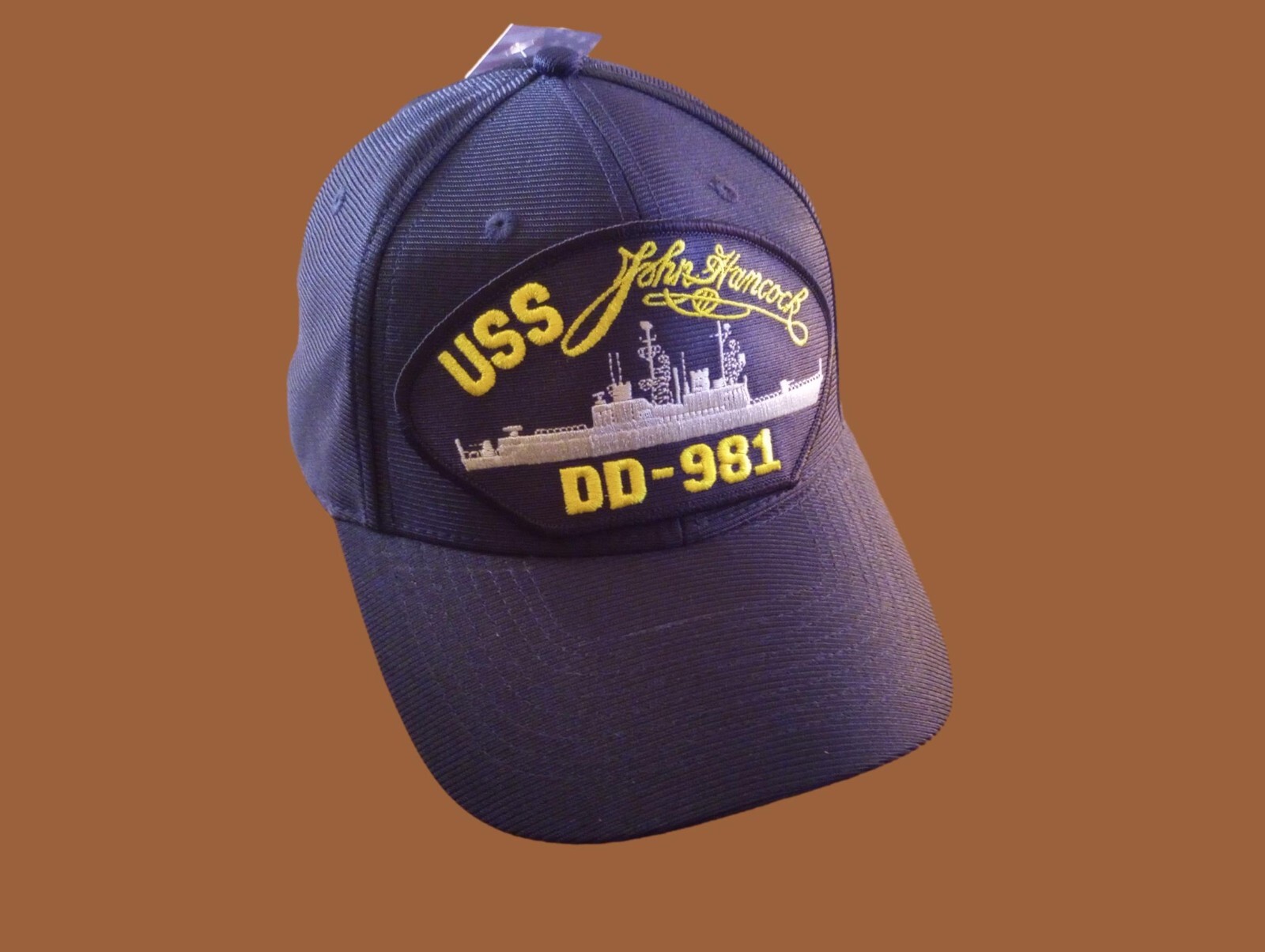 USS JOHN HANCOCK DD- 981 NAVY SHIP HAT OFFICIAL U.S MILITARY BALL CAP USA MADE