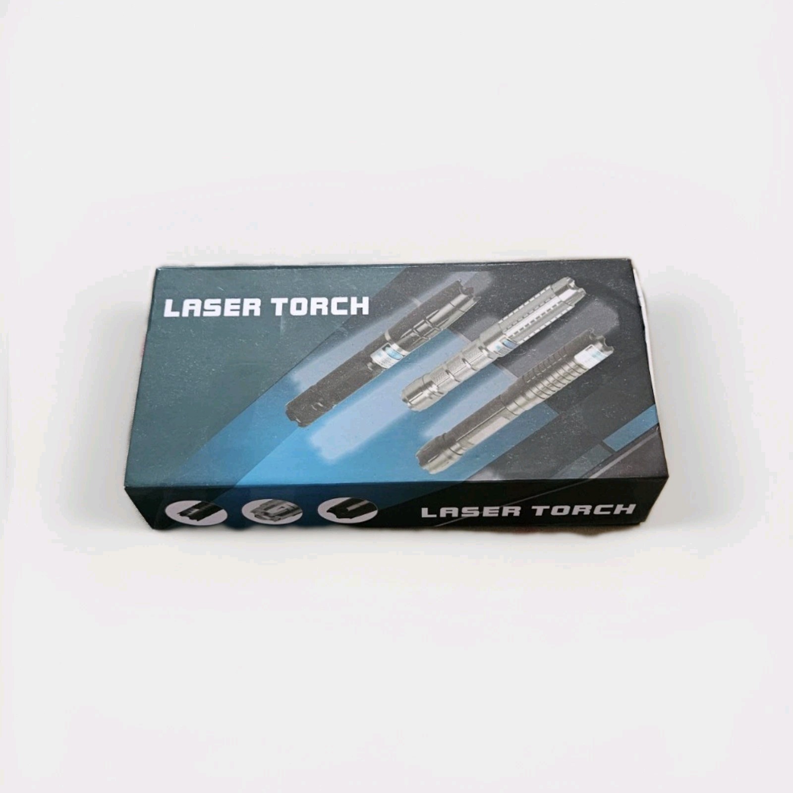 450nm Blue Laser Pointer Pen Adjustable Focus Laser Flashlight Visidle Beam+Case