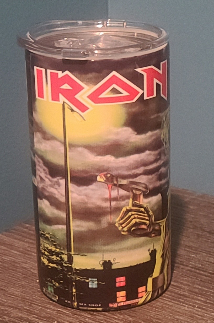 Iron Maiden: Killers 12 oz tumbler CUSTOM MADE NEW