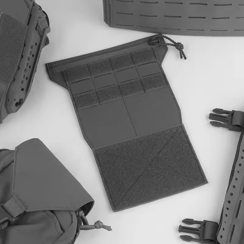 Multi-Purpose MOLLE Chest Rig Panel with Magic Fastener and Storage Pockets