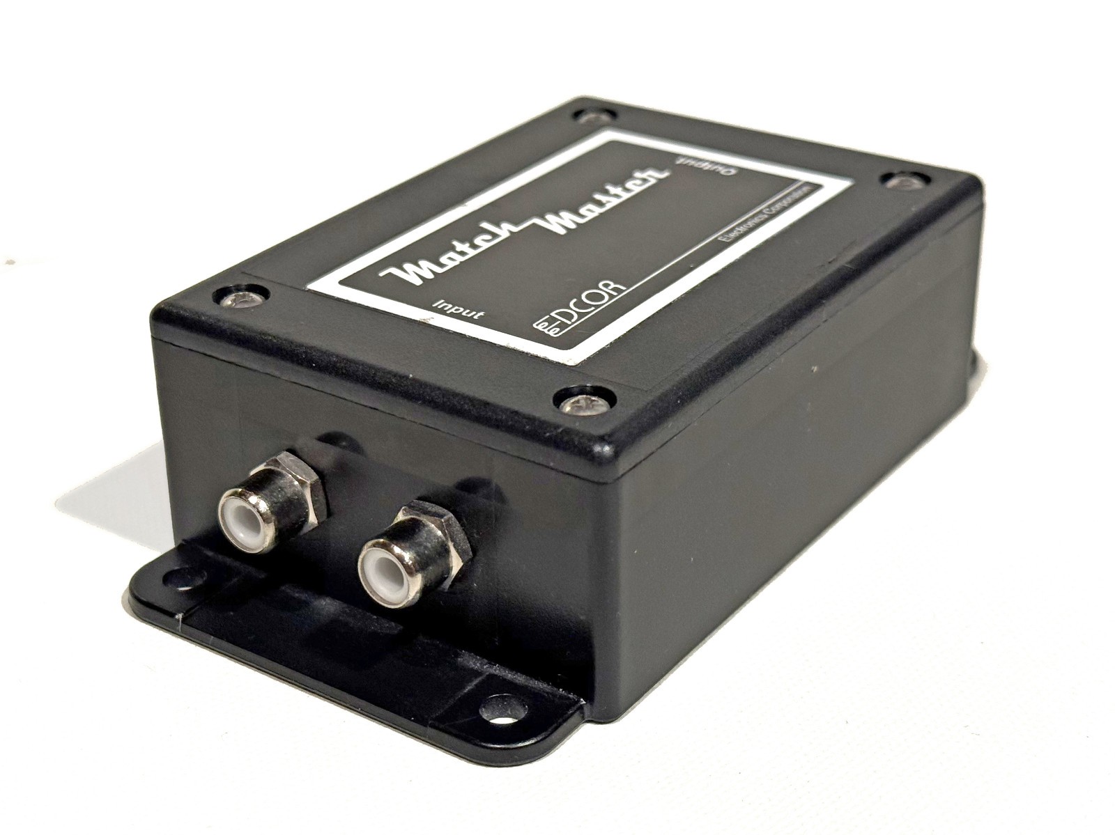EDCOR S2M MATCH MASTER Stereo To Mono Line Level Coupling Box RCA & Balaced OUT