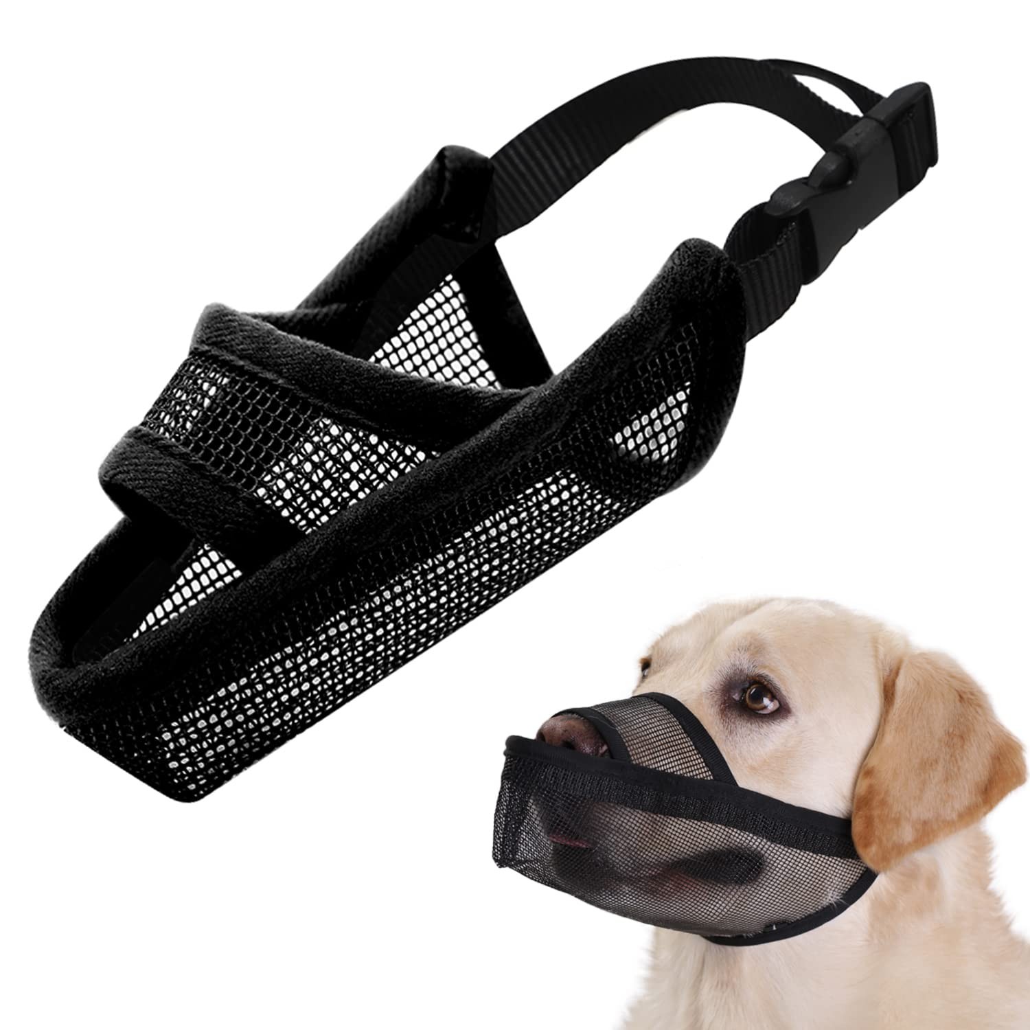 Nylon Dog Muzzle for Small Medium Large Dogs Dachshund Beagle Poodle Labrador...