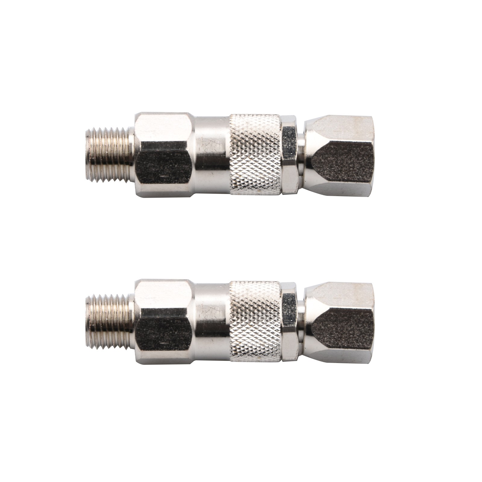 2pcs 1/4 Inch 360 Degree Swivel Fitting for Graco for Titan Airless Sprayer Hose