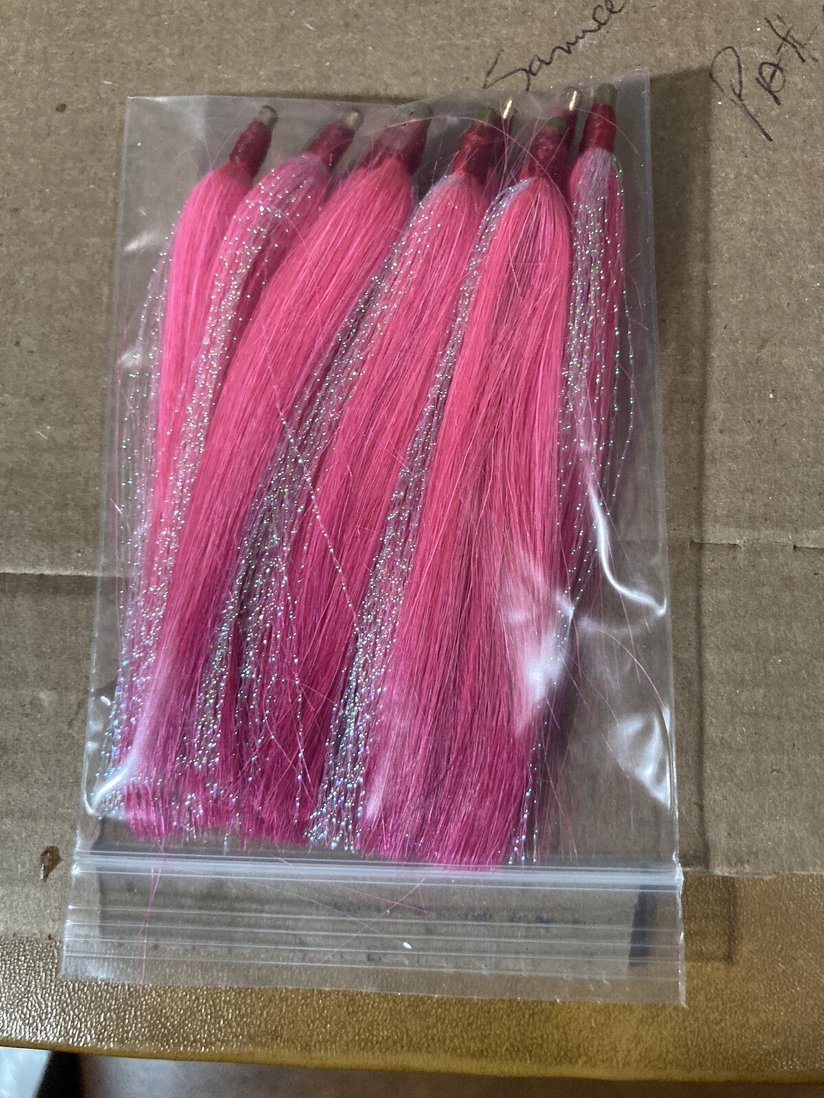30 Ea. 4 Inch Flounder Fluke Bass Bucktail Teaser Skirt Jig Rig Lure Tag Fishing