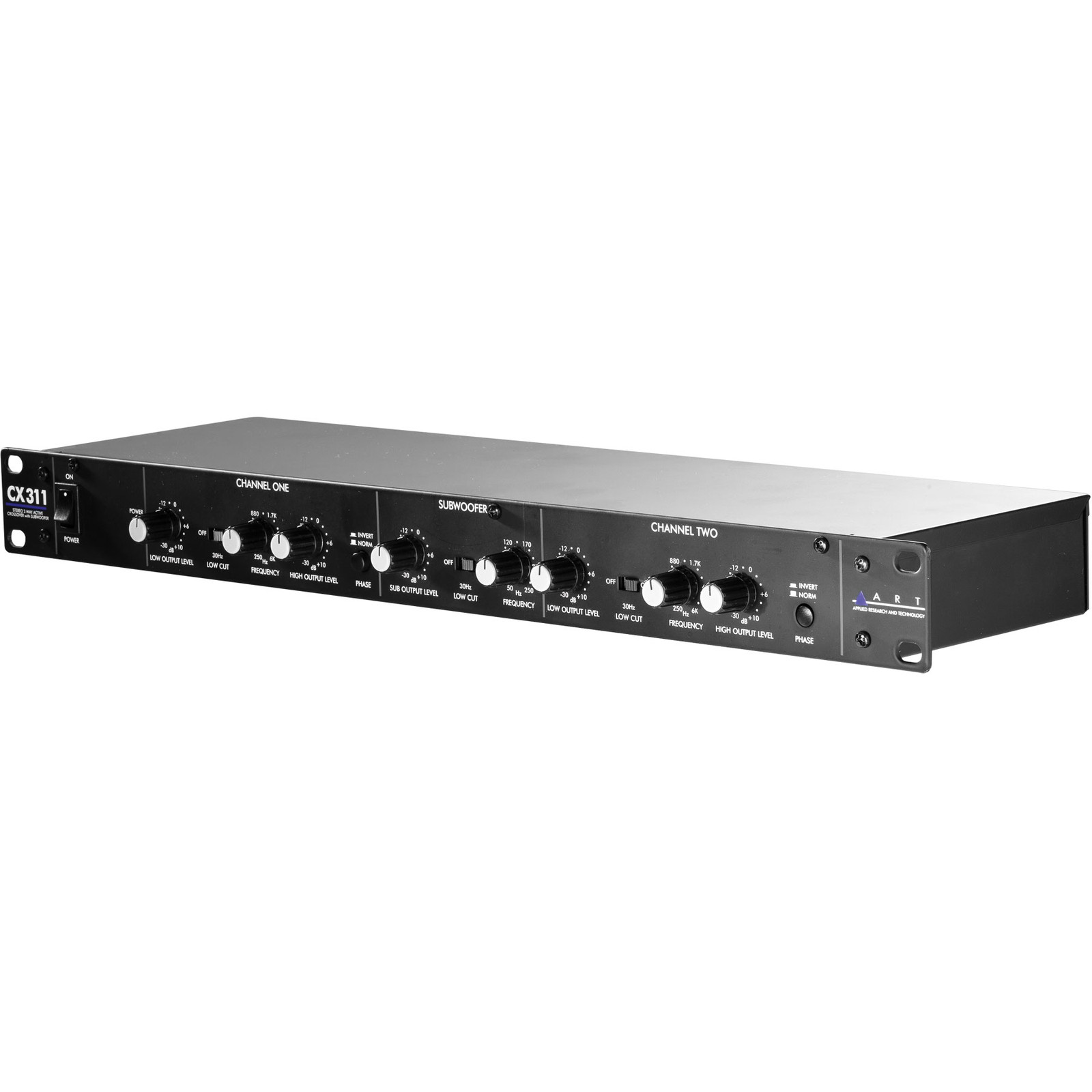 ART CX311 Stereo 2-Way Crossover with Sub Out