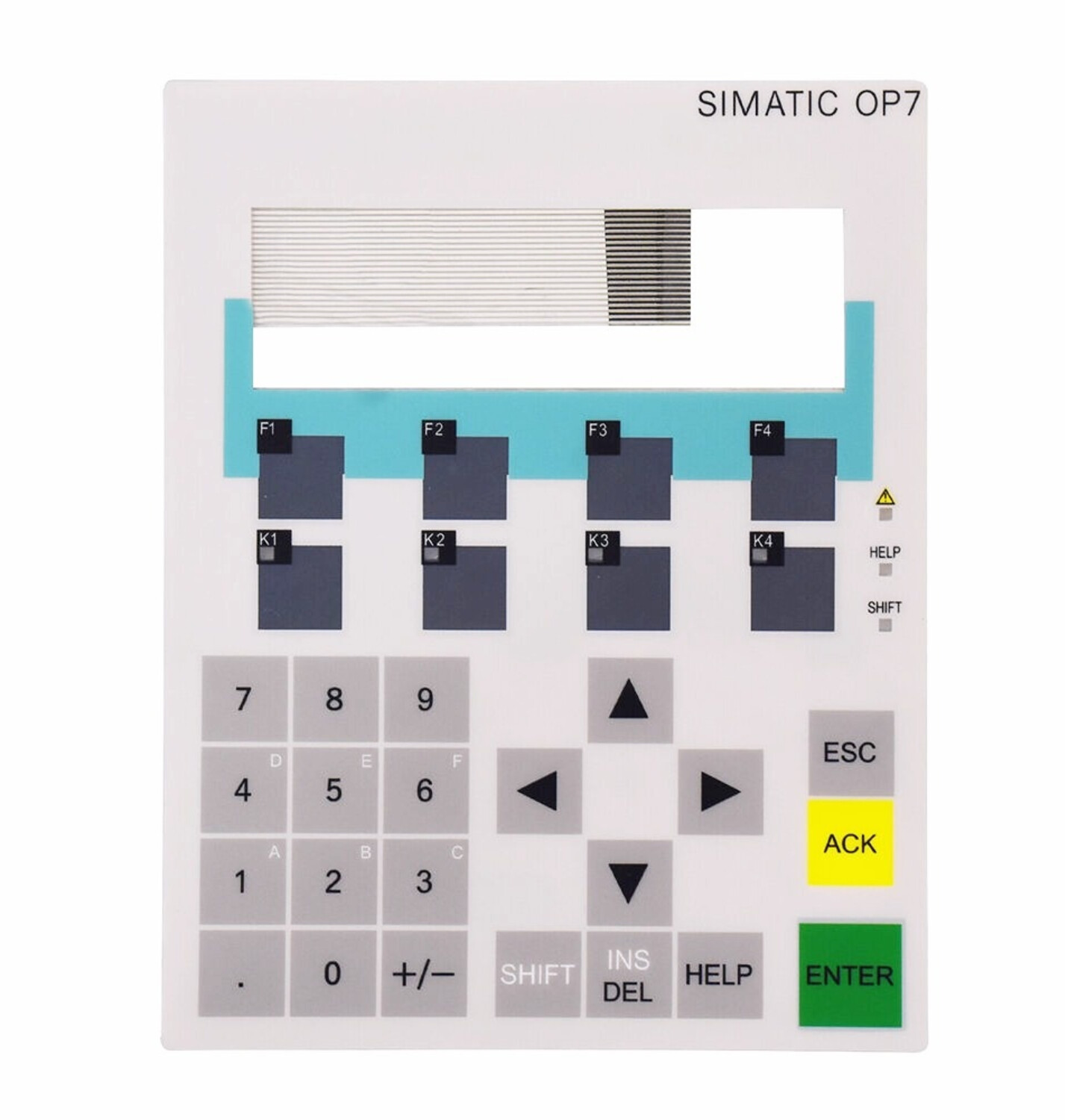 For Siemens OP7 6AV3607-1JC20-0AX1 6AV3607-1JC20-0AX2 Membrane Keypad Keyboard