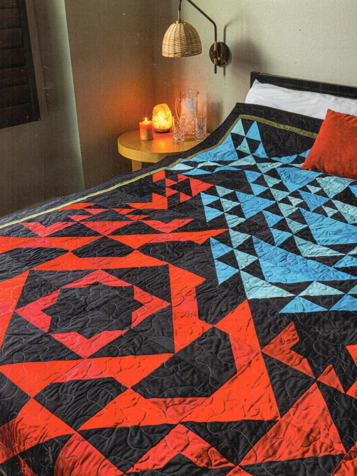 FIRE AND ICE QUILT PATTERN