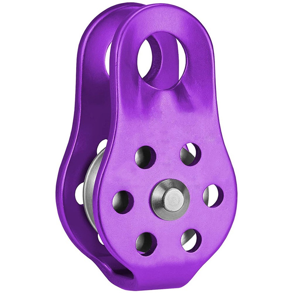 Aluminum Alloy Climbing Pulley 20KN Fixed Side Pulley for Mountain Rescue Use