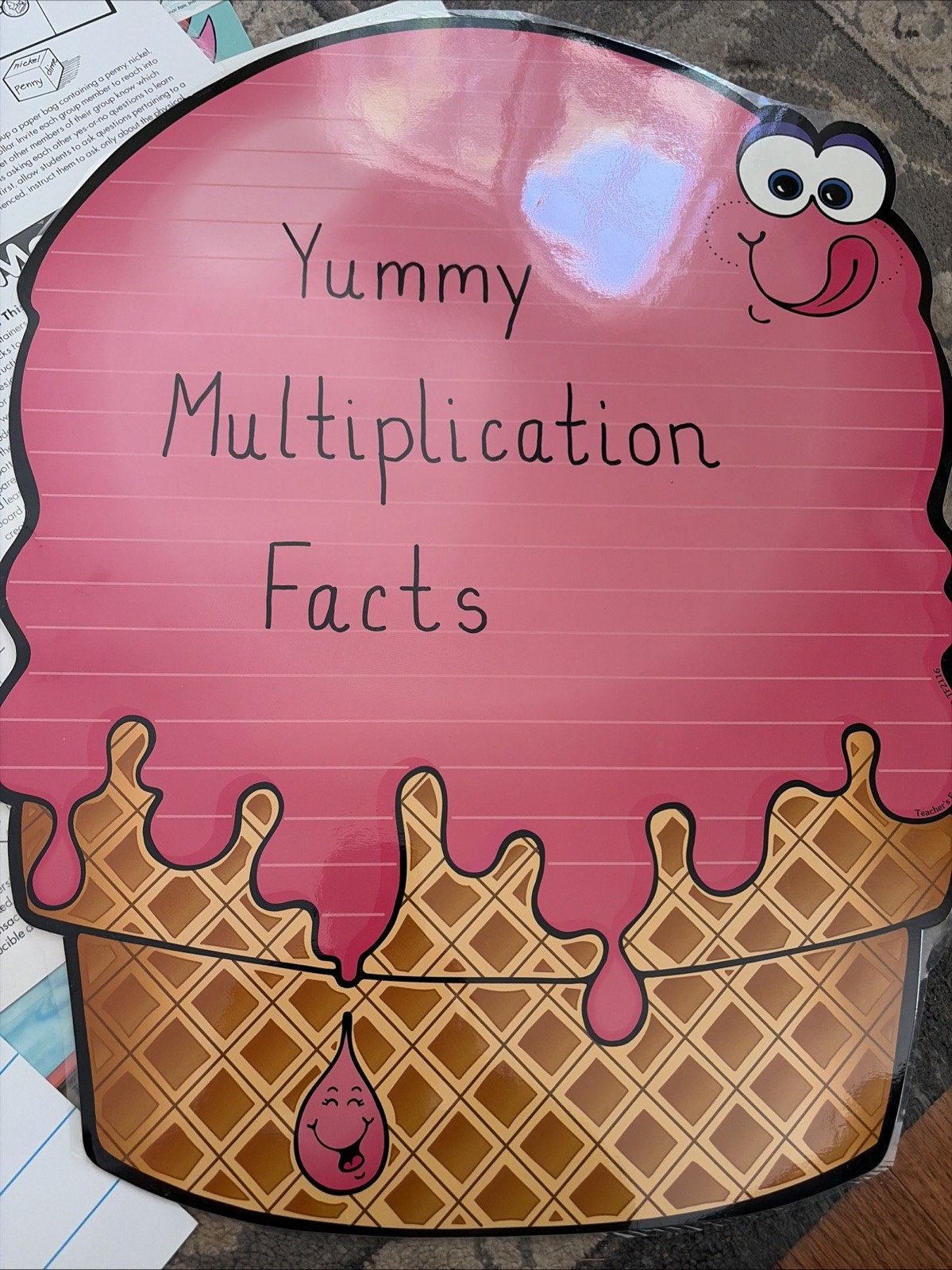 Ice Cream Chart Teacher’s Friend Publications 1990’s