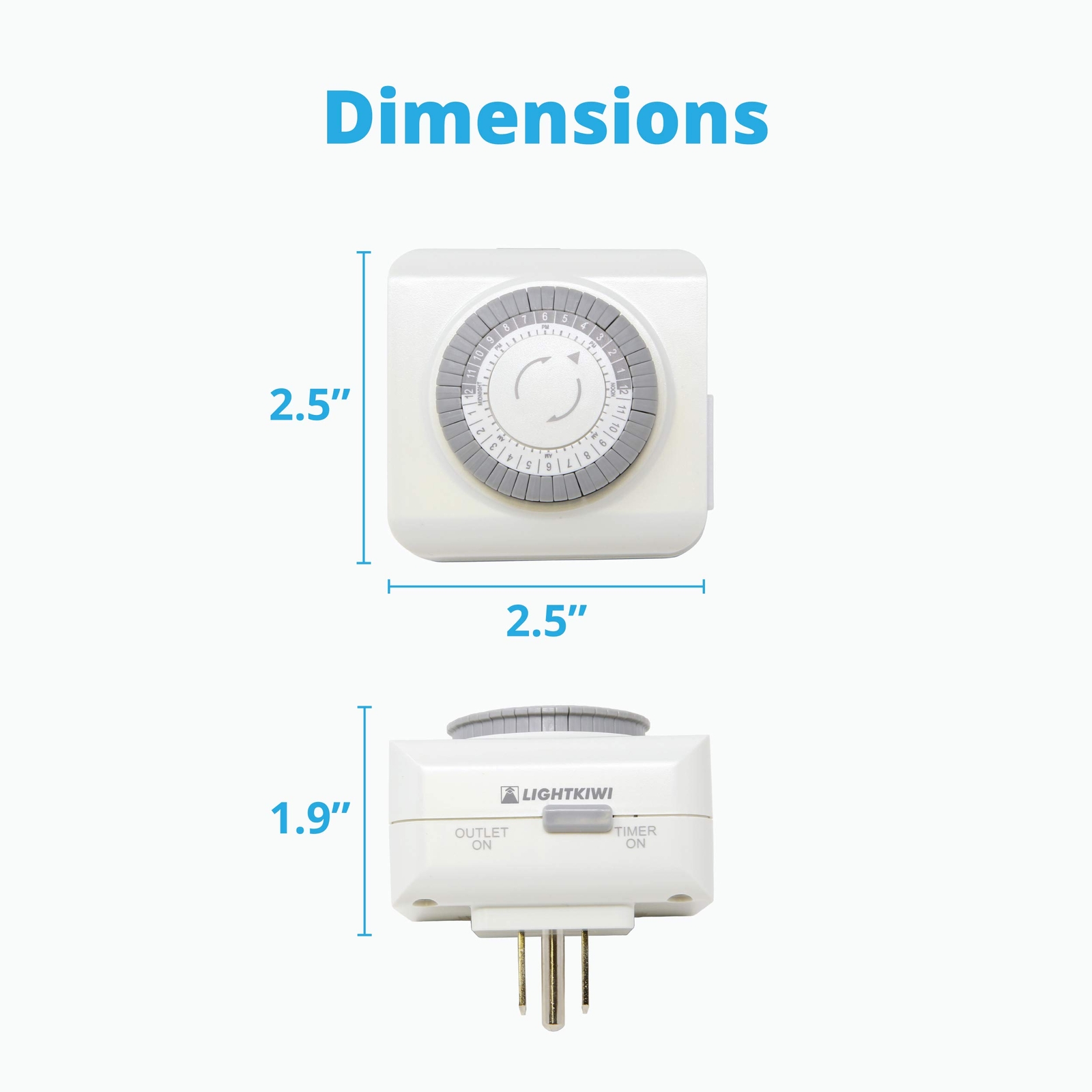 Q6914 Mechanical Timer For Low Voltage Landscape Lighting Transformer