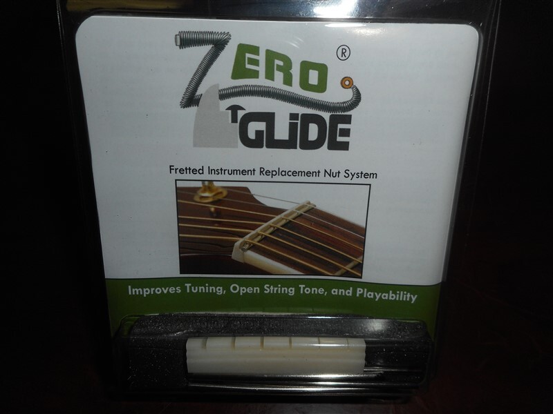 NEW Gold Tone Zero Glide Replacement Slotted Nut For Guitar - ZS-15