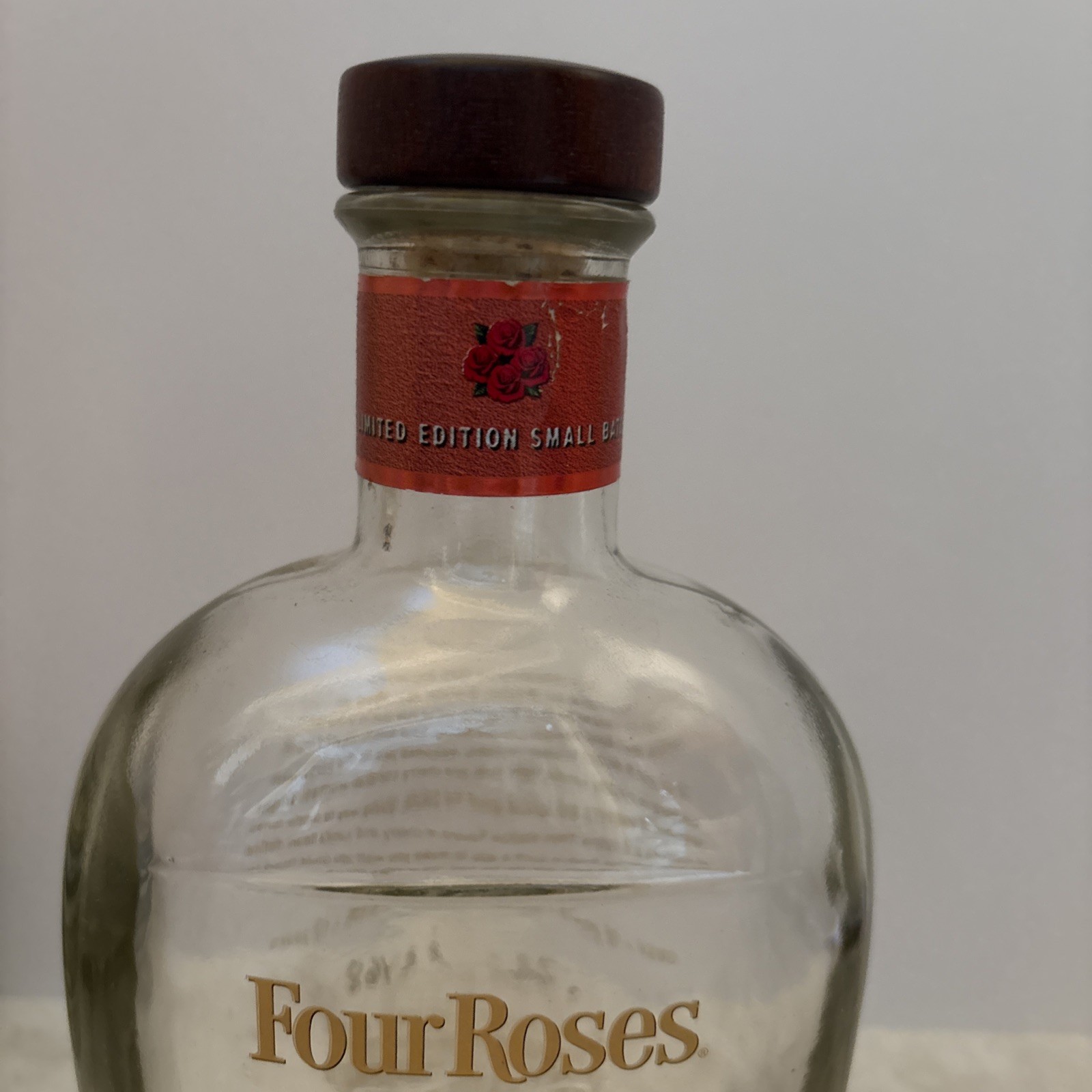 Four Roses 125th Anniversary Empty Bottle 2013 Limited Edition Small Batch