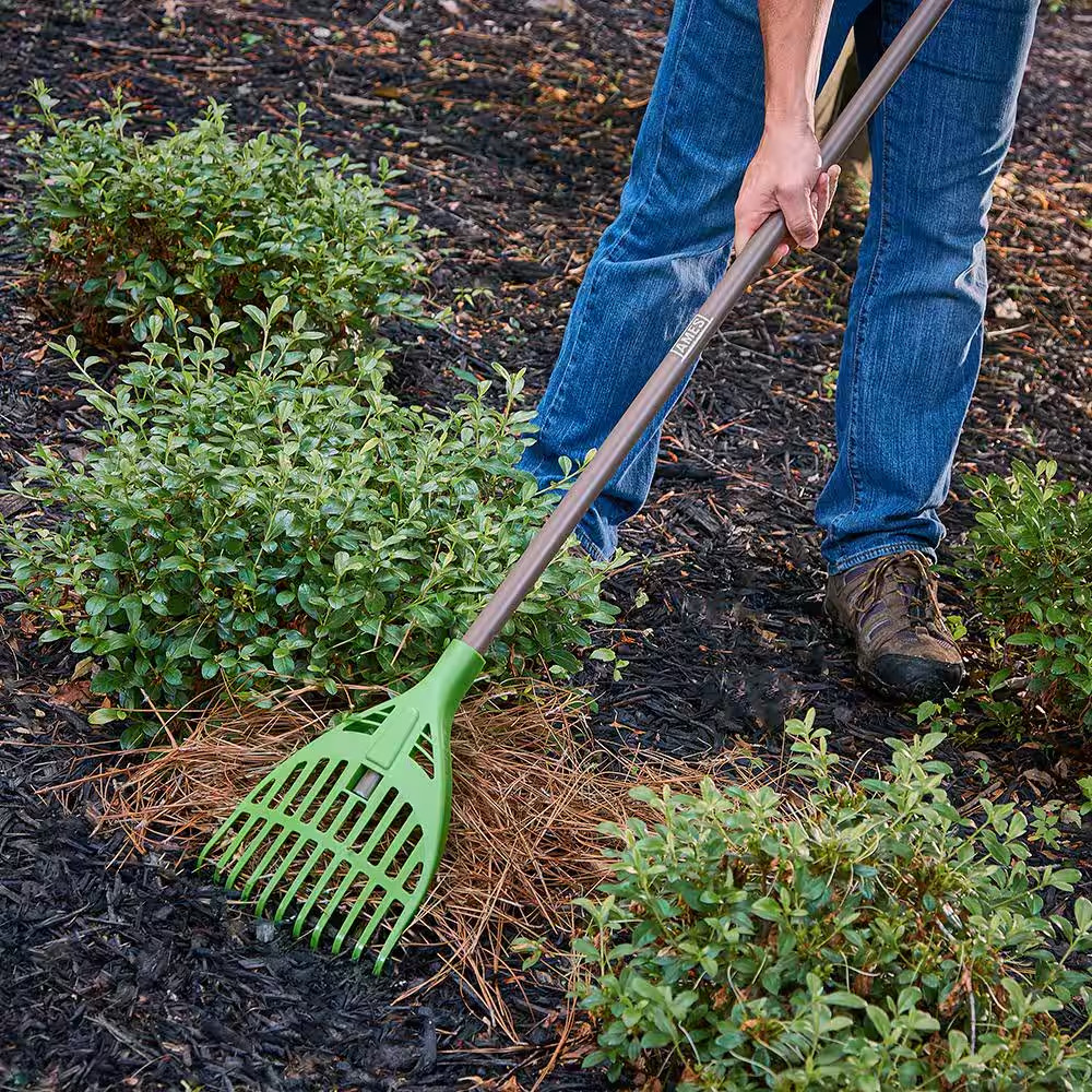 60 In. Handle Collector 8 In. Poly Shrub Rake