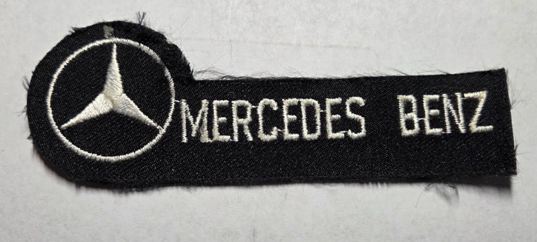 Mercedes Benz vintage (iron on embroidered patch)