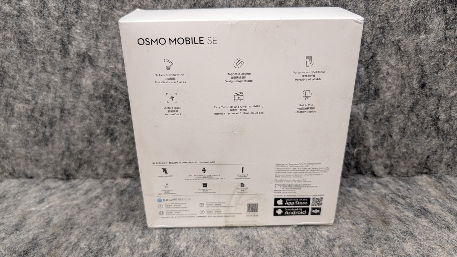 DJI Osmo Mobile SE Gimbal 3-Axis Portable Foldable for Android iPhone 🔥New🔥