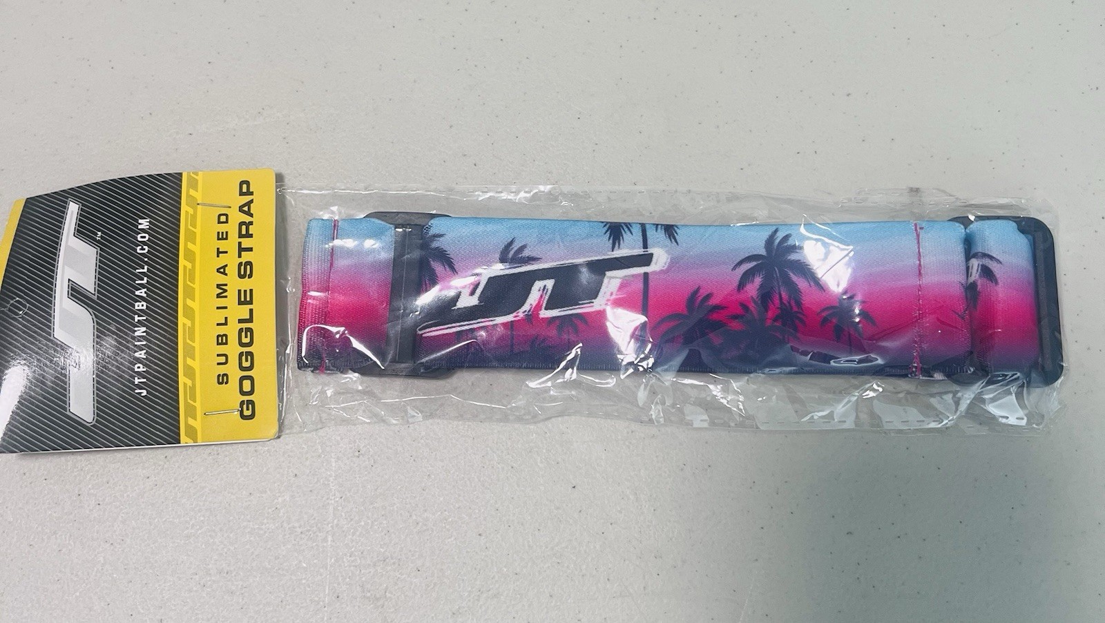 JT Paintball Mask Strap Sunrise Florida World Cup Blue,Pink,Purple Limited /100