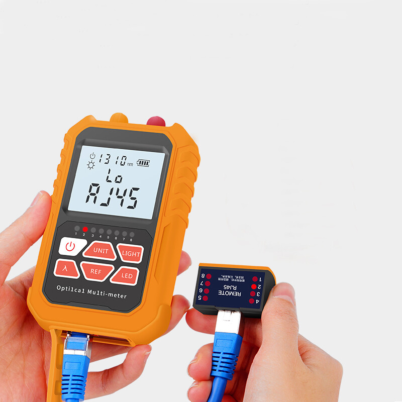 5KM Optical Power Meter Multifunctional Network Cable Tester with LED Light new