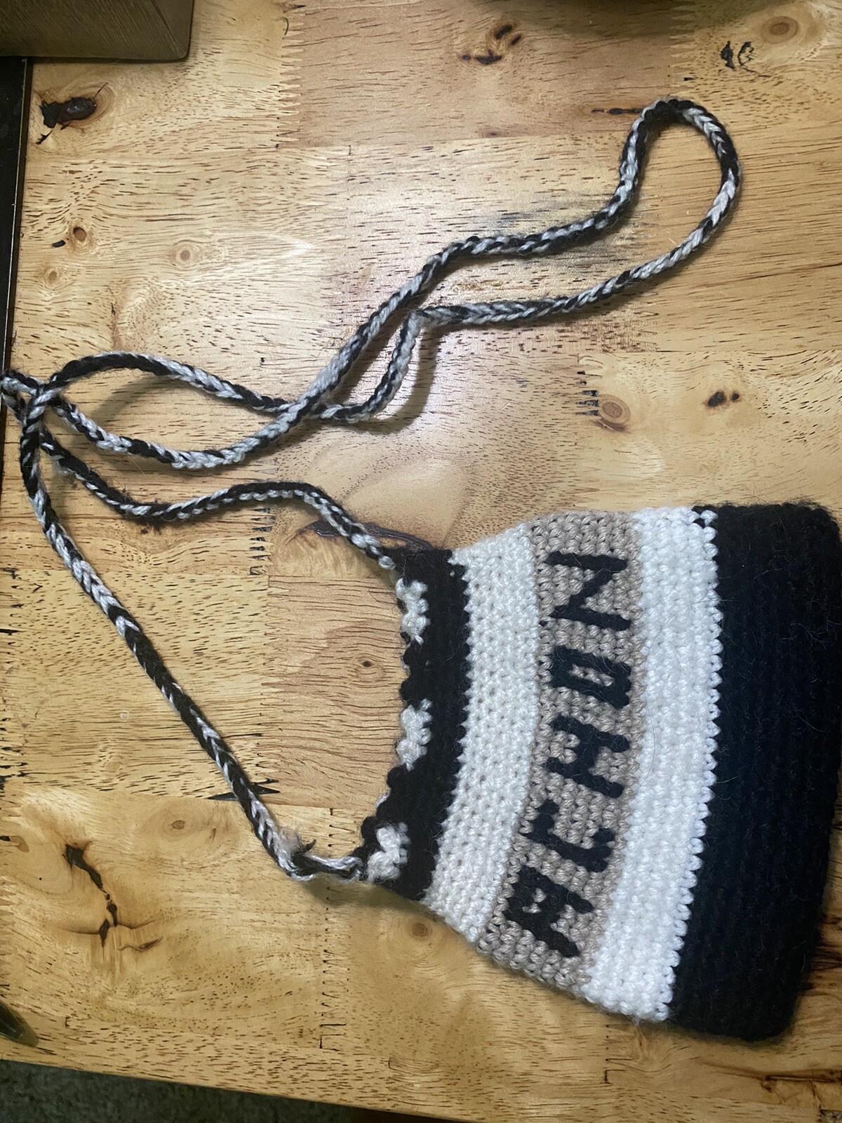 Handmade small purse Peru llachon lake titicaca