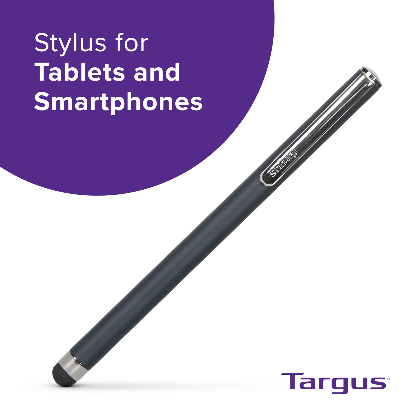 Targus Stylus Pen for Touchscreen Devices Note Taking Drawing iPad iPhone Black
