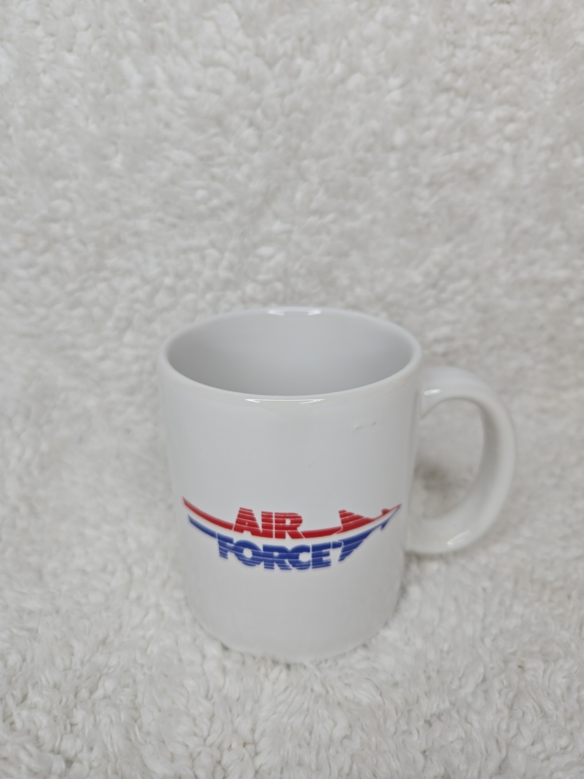 Vintage US Air Force Aim High White Military Coffee Mug