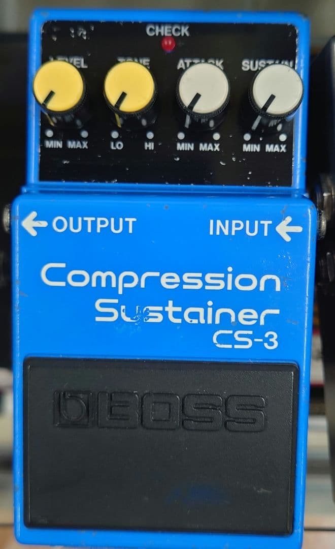 Boss CS-3 Compressor Pedal Guitar Effects Effector Used