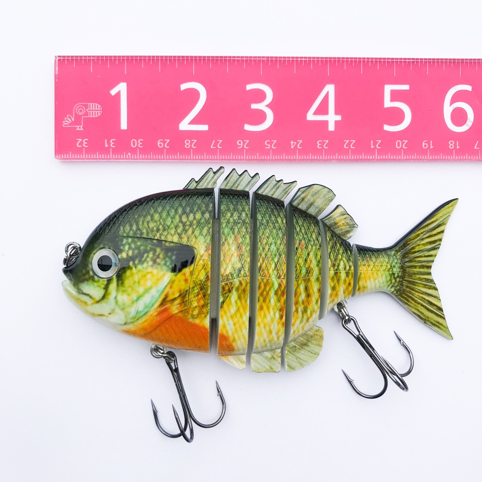 6 inch Blue Gill Fishing Lure crank bait swimbait for Large Mouth Bass, Musky,