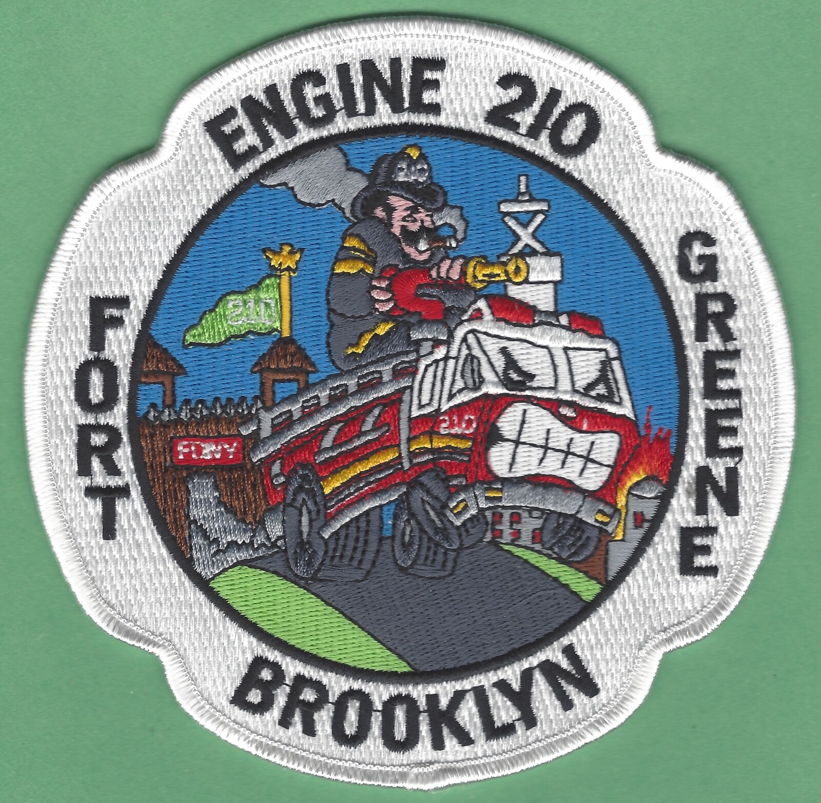 FDNY FIRE DEPARTMENT NEW YORK ENGINE COMPANY 210 PATCH FORT GREENE BROOKLYN