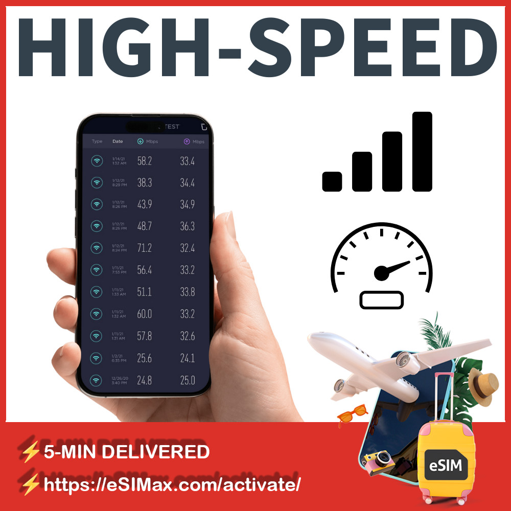 [eSIM] Algeria eSIM Data Travel trip esim card eSIM Data Roaming Argelia eSIM 🛜