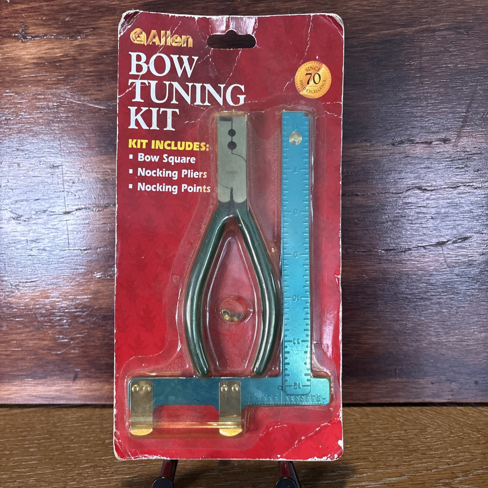 ALLEN BOW TUNING KIT BOW SQUARE NOCKING PLIERS NOCKING POINTS KIT #158 (Bin 5)