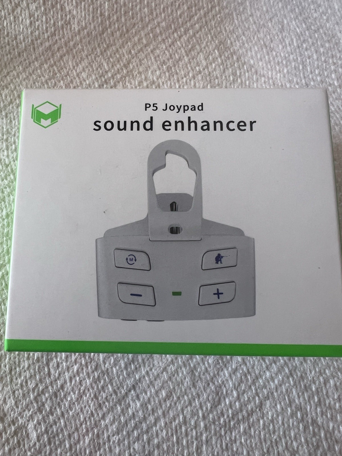 P5 Joypad Sound Enhancer for PS5 Controller Audio Adapter 3.5 Headset Converter