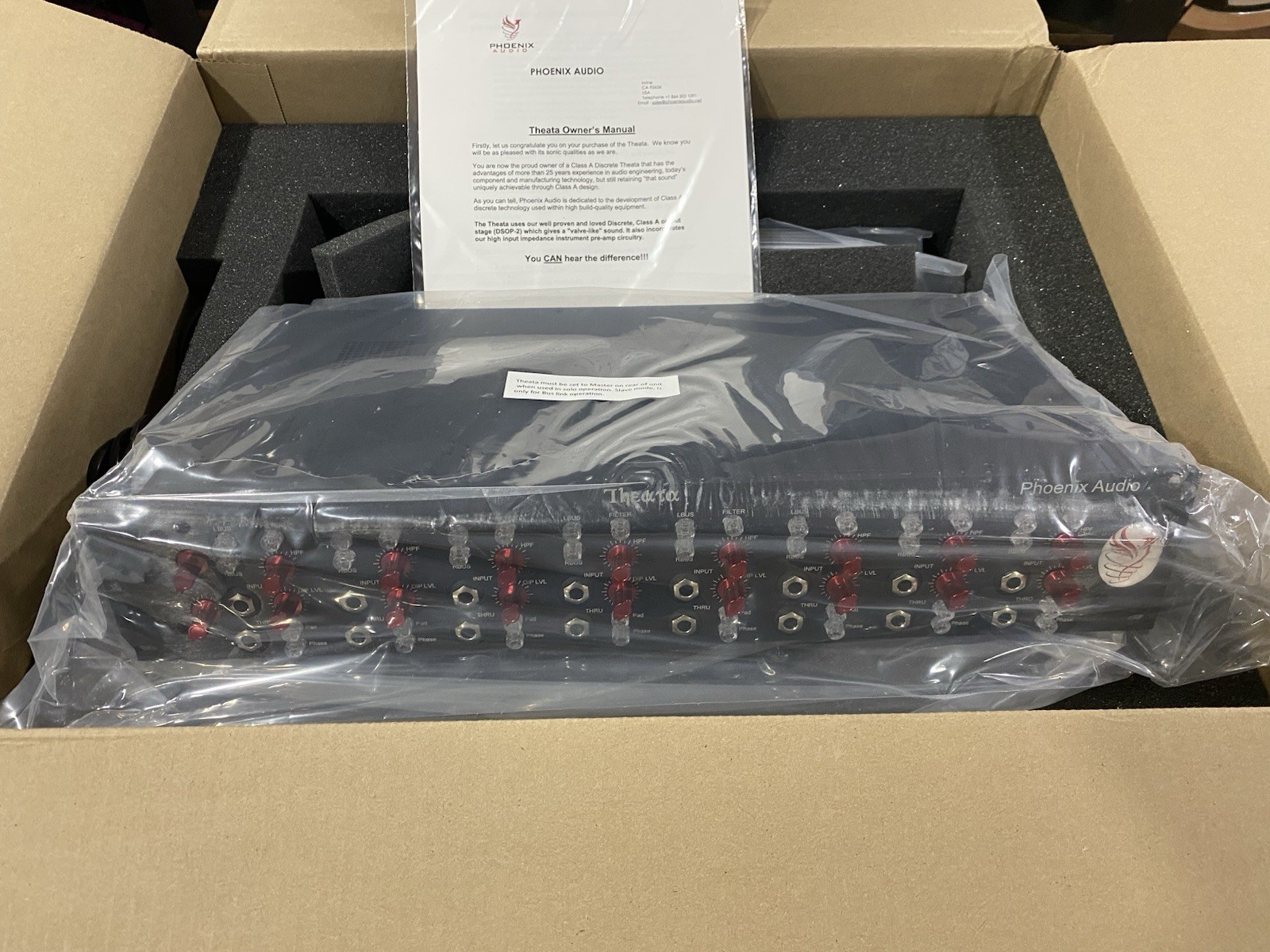 Phoenix Audio Theata 8 Channel Class A Discreet Instrument Preamp