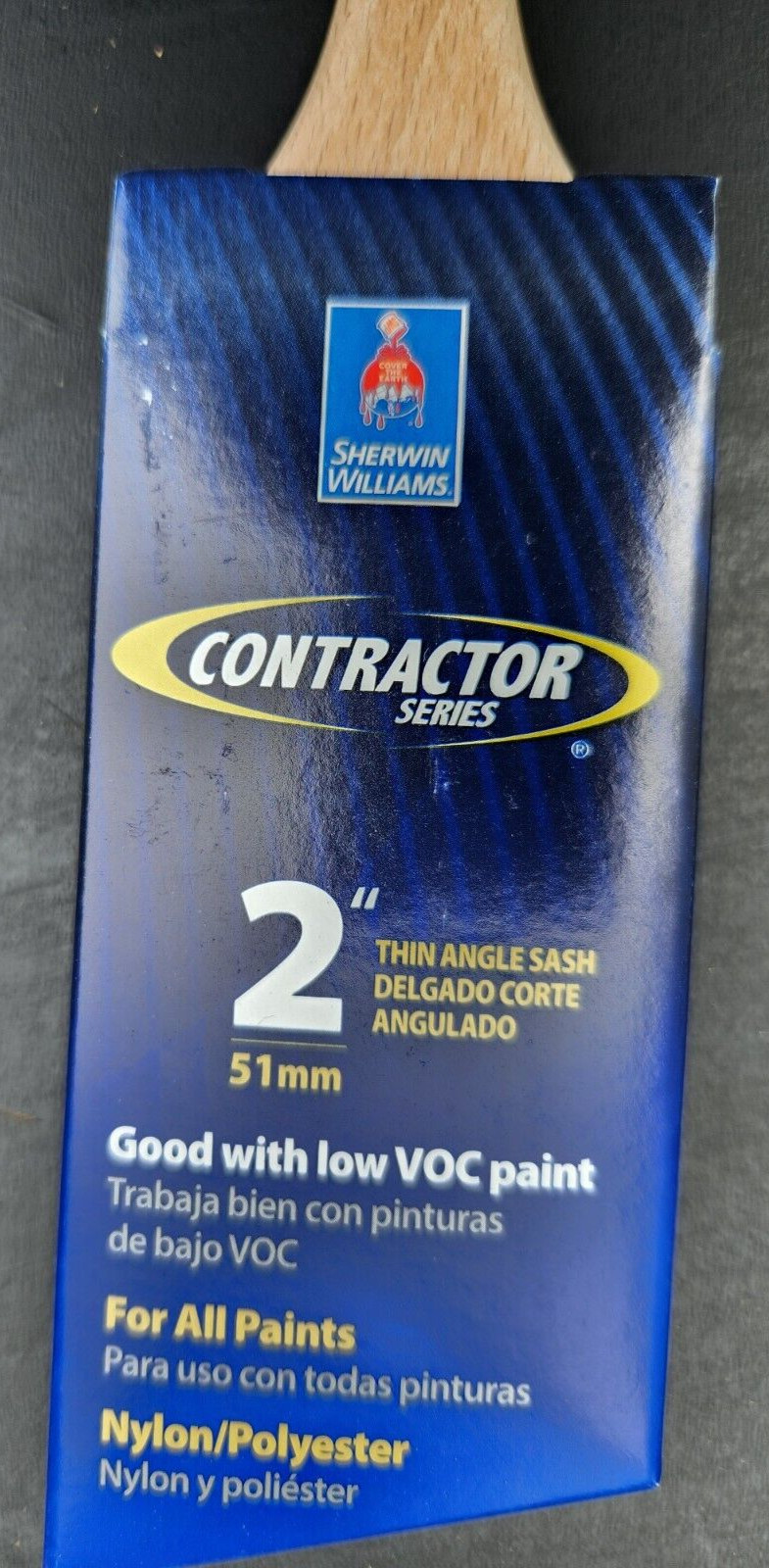 (6 Pk) Sherwin Williams Thin Angle Sash Nylon/Polyster, for all Paints