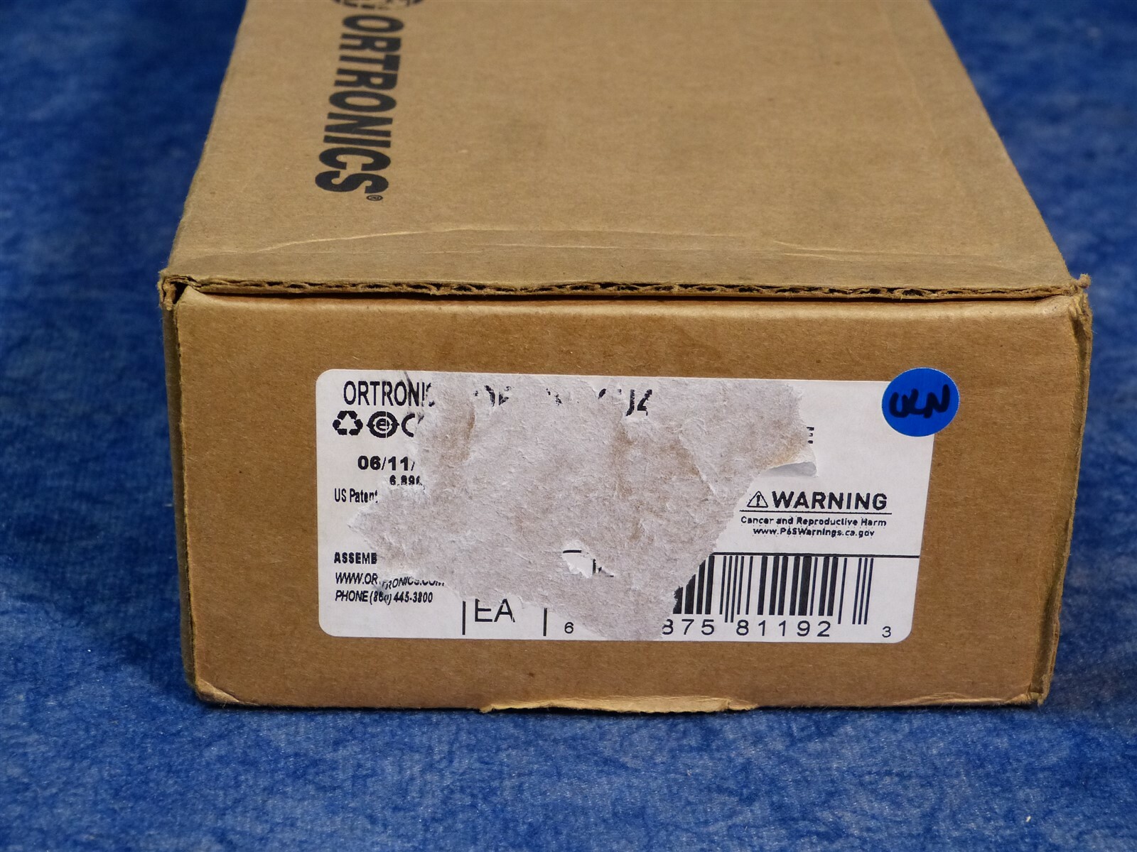 Ortronics OR-SPA6U48 48 Port TechChoice Category 6 Angled Patch Panel O.B. (H30)