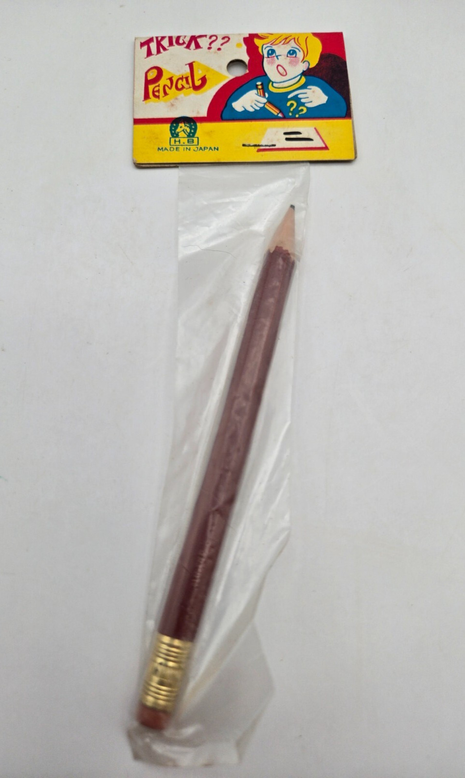 Trick Rubber Pencil Made in Japan, Prank, Joke Vintage