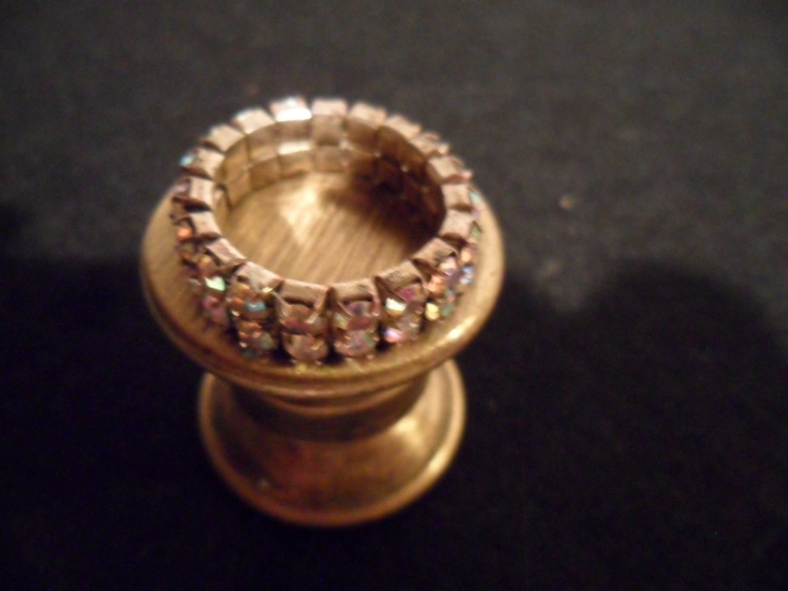Vintage Flexible Rhinestone Toe Ring