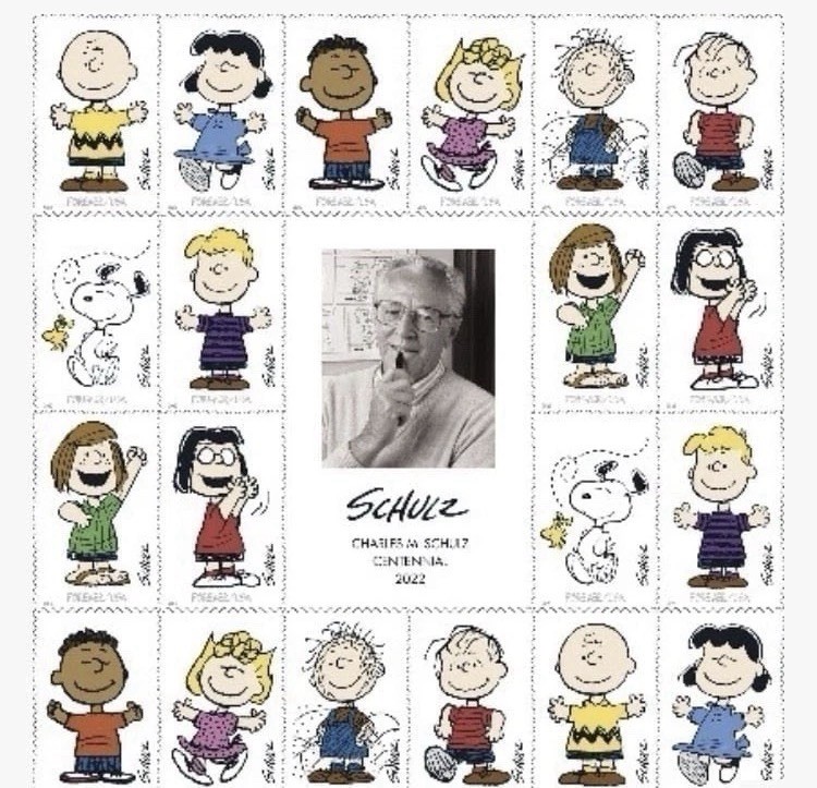 Charlie Brown  Peanuts Gang  1st Class Stamps