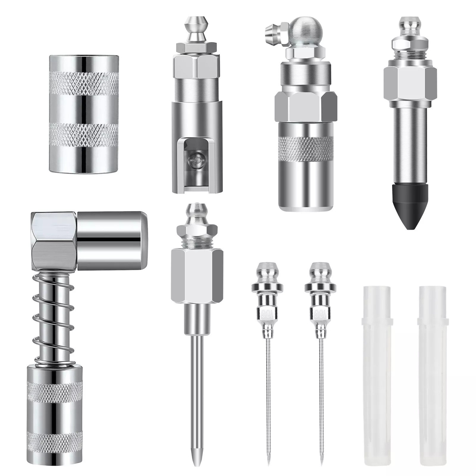1 Set Grease Nozzle Adapter Grease Gun-Accessory 90 Degree Coupler Adapter Tool