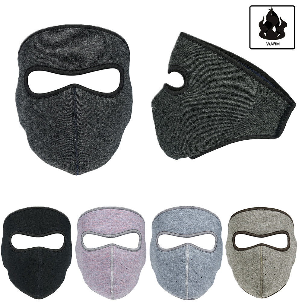 Winter Fleece Warmth Full Face Cover Outdoor Windproof Cycling Skiing Sport Mask