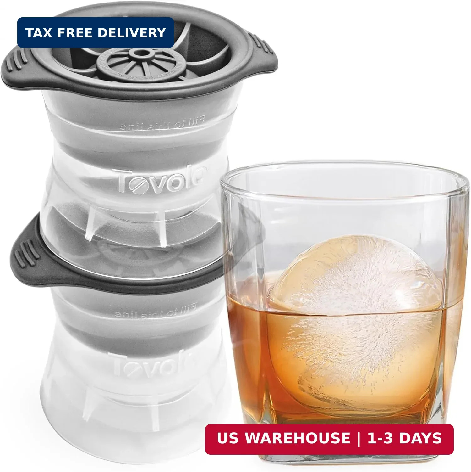 Tovolo Sphere Ice Molds - Set of 2