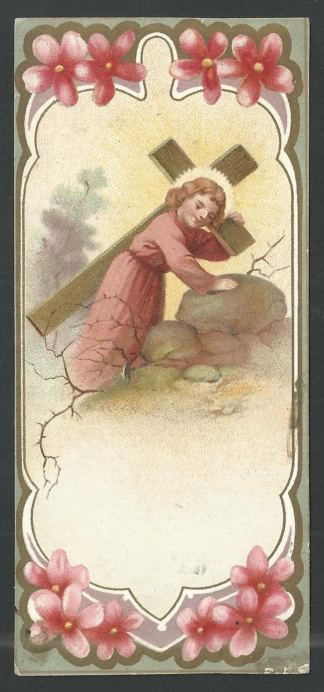 Holy card antique del Niño Jesus santino image pieuses estampa