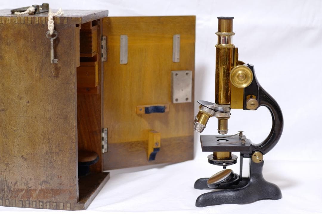 microscope antique vintage collectible Olympus' Mizuho microscope