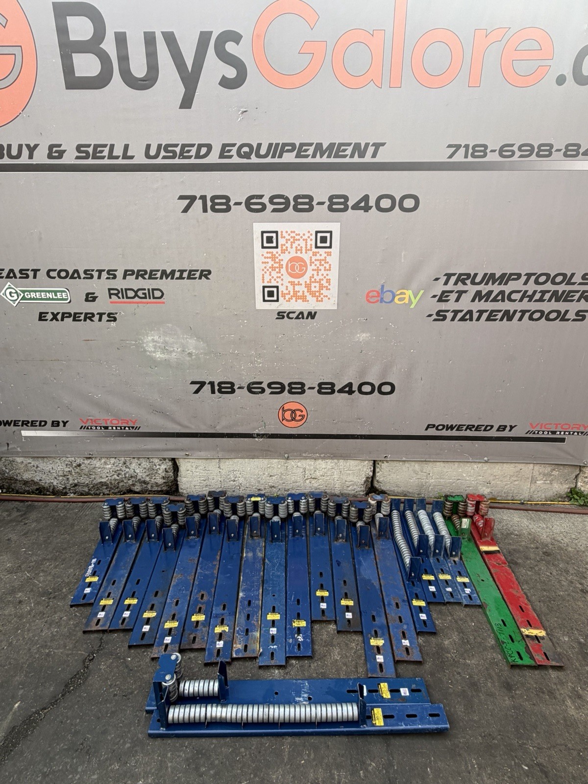 22x Current Greenlee 36”, 30”, 24” Straight Cable Roller for Cable Puller Tugger