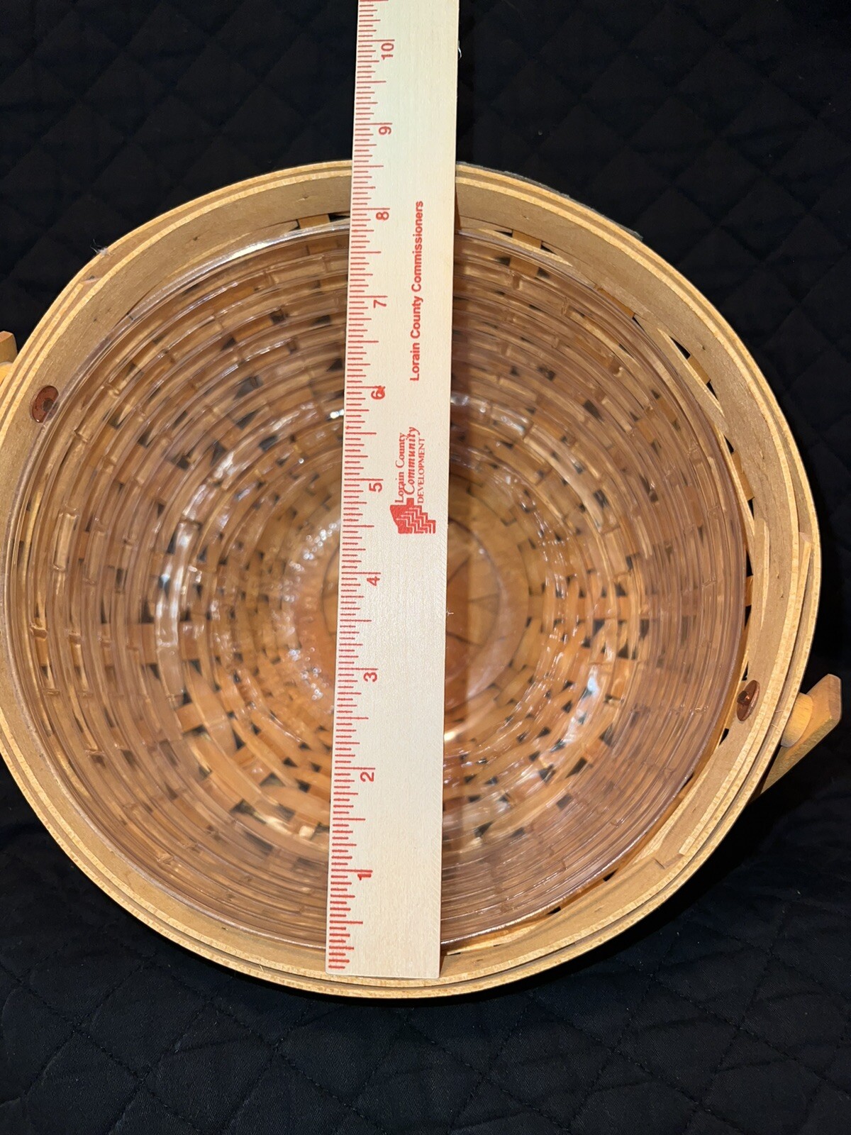 2002 Longaberger Golf Club Basket With Plastic Liner
