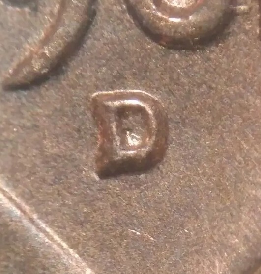 1961 D Lincoln Memorial Penny RPM, Dbl on Throat & Chest, Crack in Pillar